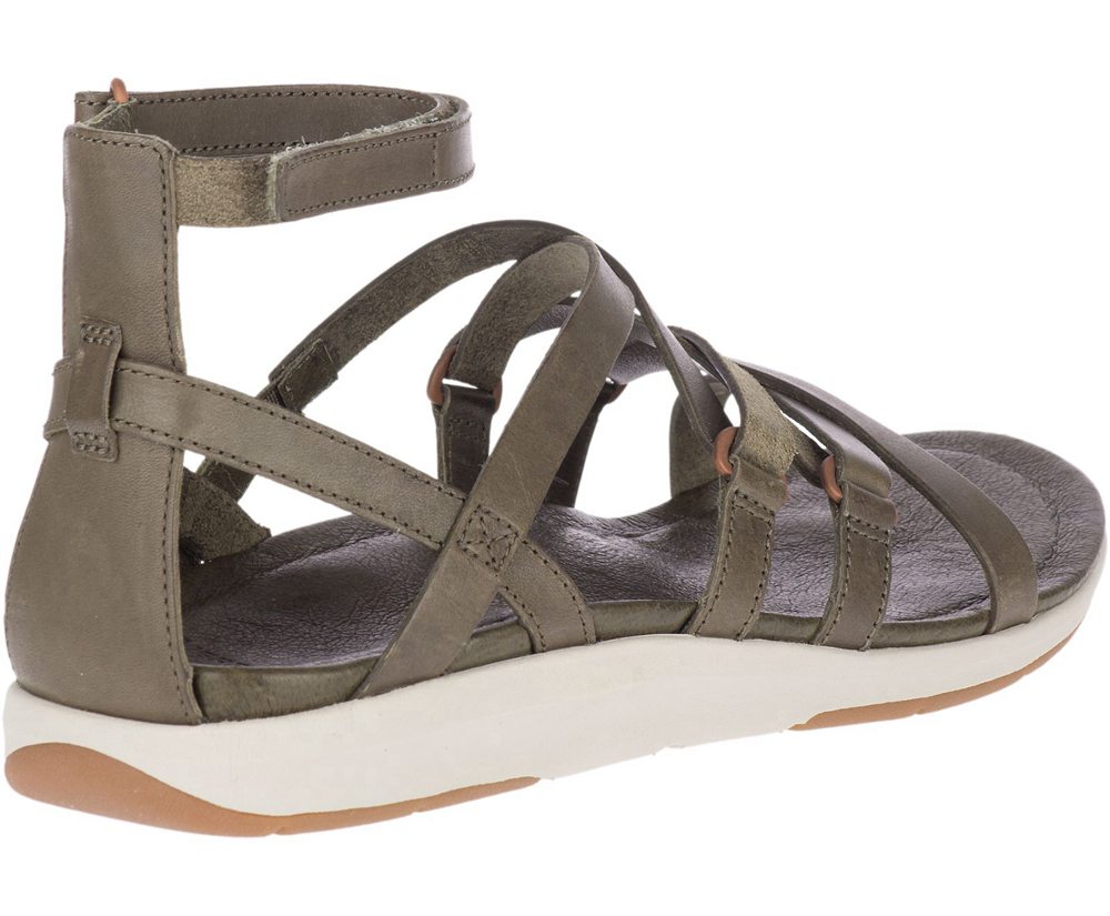 Sandálias Senhora - Merrell Kalari Shaw Mid - Verde Oliva - XRT681954